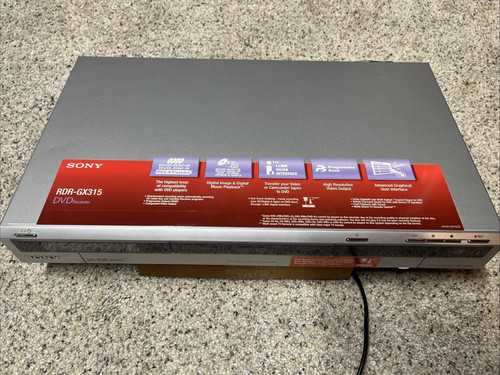Sony rdr gx315 registratore - sony, rdr-gx315